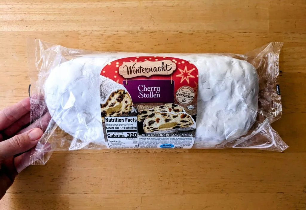 Aldi Cherry Stollen (Winternacht) Review • Snarkle-Sauce on Wry