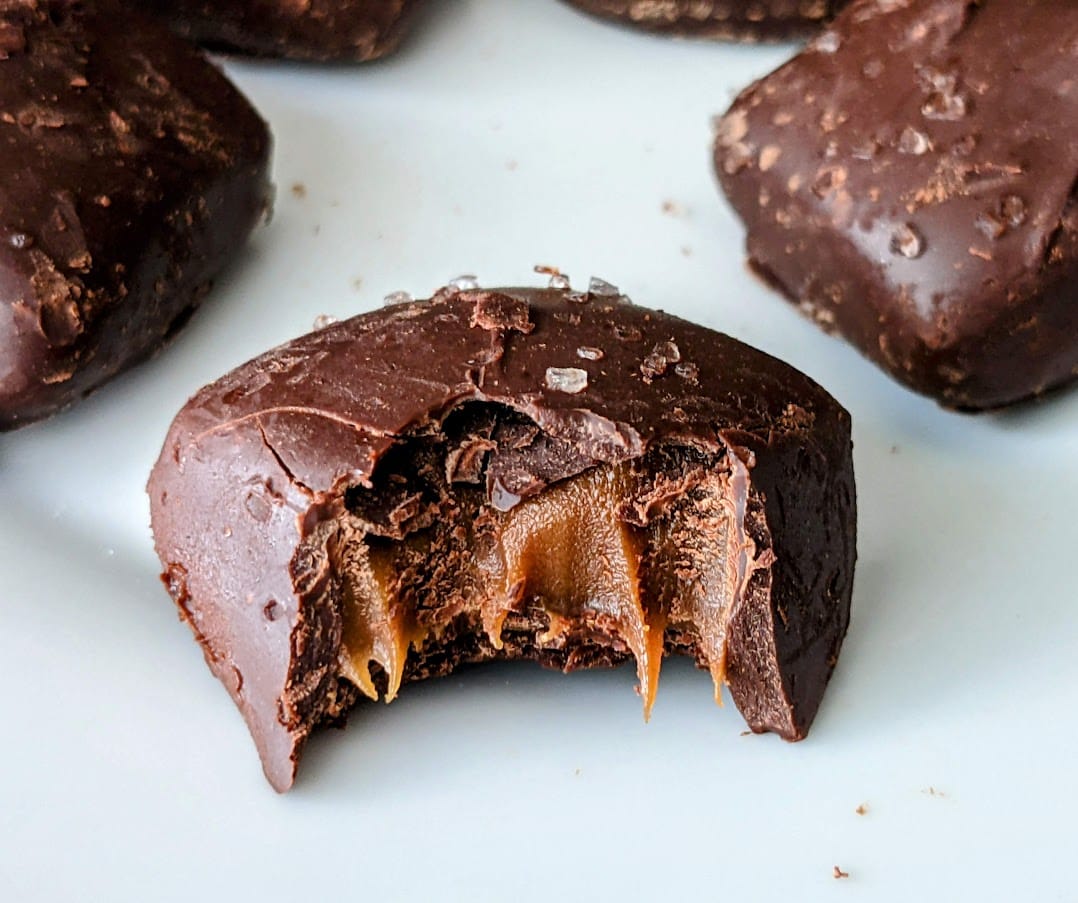 Sanders Dark Chocolate Sea Salt Caramels Review SnarkleSauce on Wry