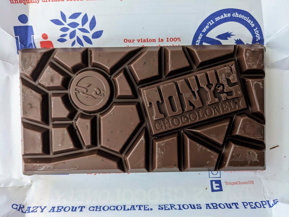 Tony’s Chocolonely Pretzel Chocolate Bar • Snarkle-Sauce on Wry