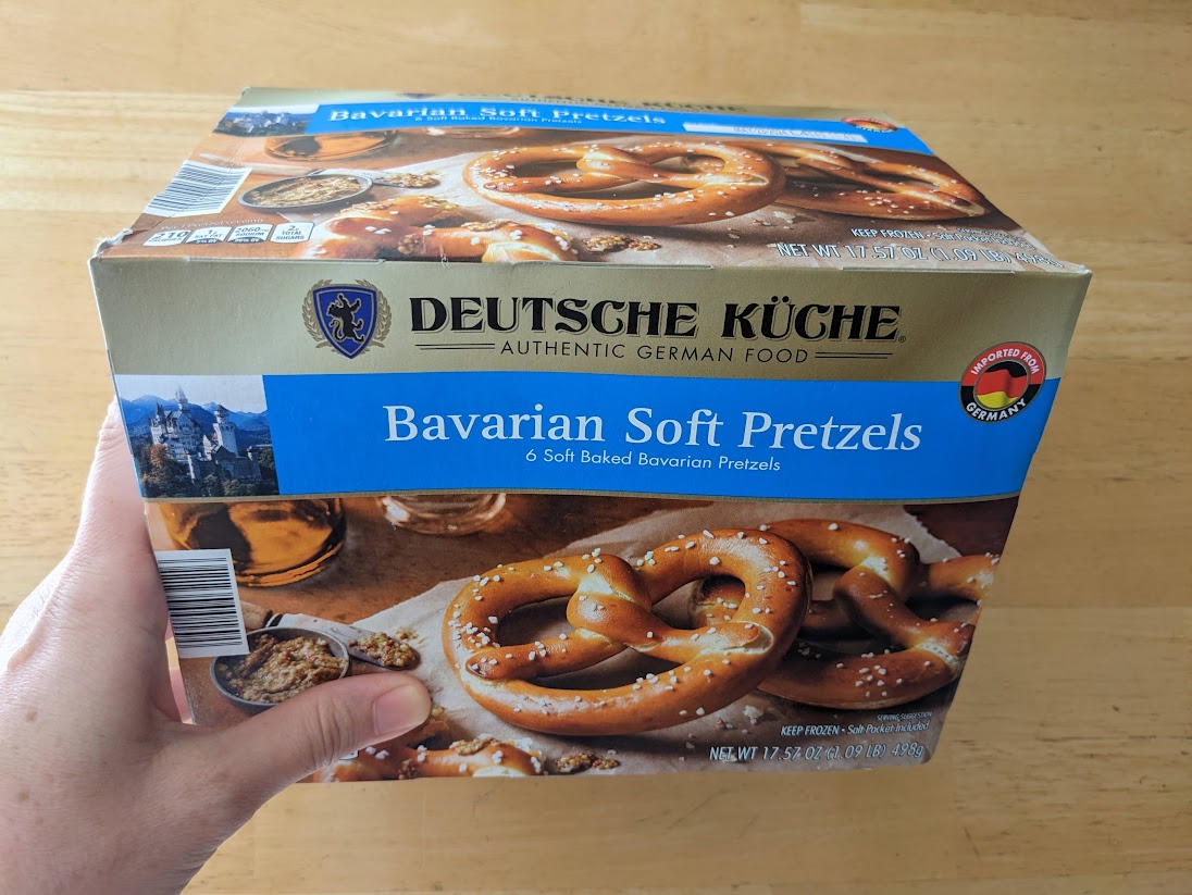 Aldi Bavarian Soft Pretzels (Deutsche Küche) Review SnarkleSauce on Wry