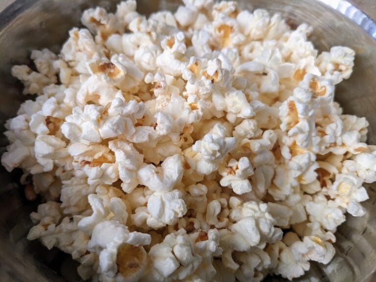 A pile of microwave popcorn from Costco.