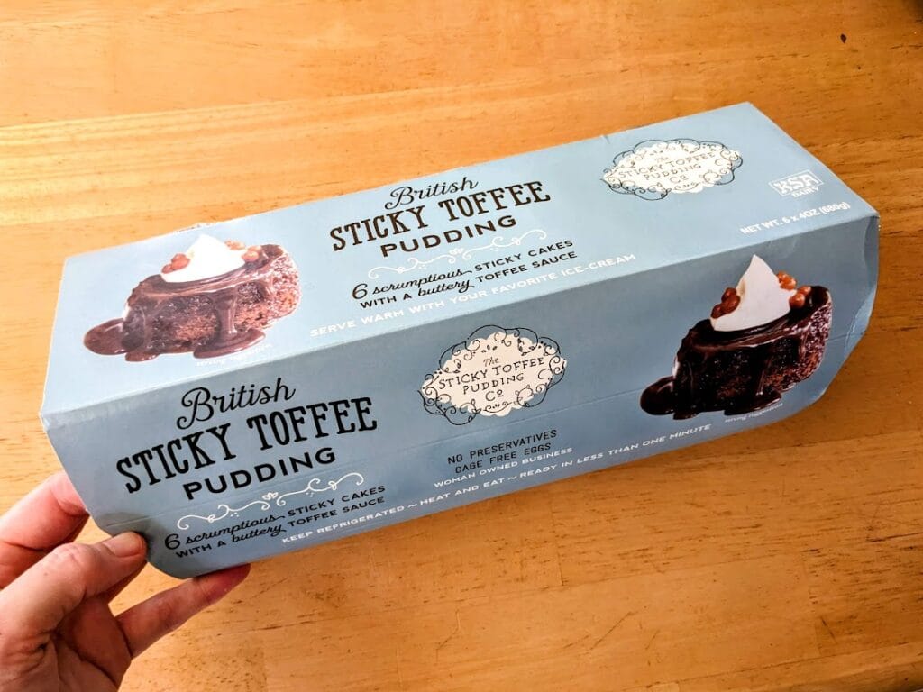 The Sticky Toffee Pudding Company British single-serve cakes from Costco.